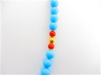 Collana Orelù Donna in Oro giallo Pasta di turchese 301 - 301